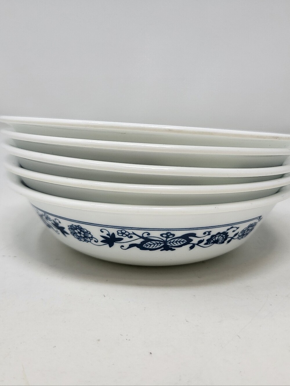 Corelle Old Town Blue Small Prep Bowl 5.25 Inches Glassware Floral Set of 5 - Picture 1 of 7